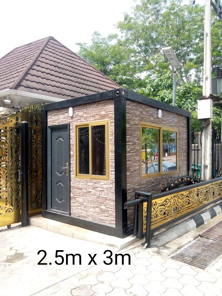 Brick finish modular guard house