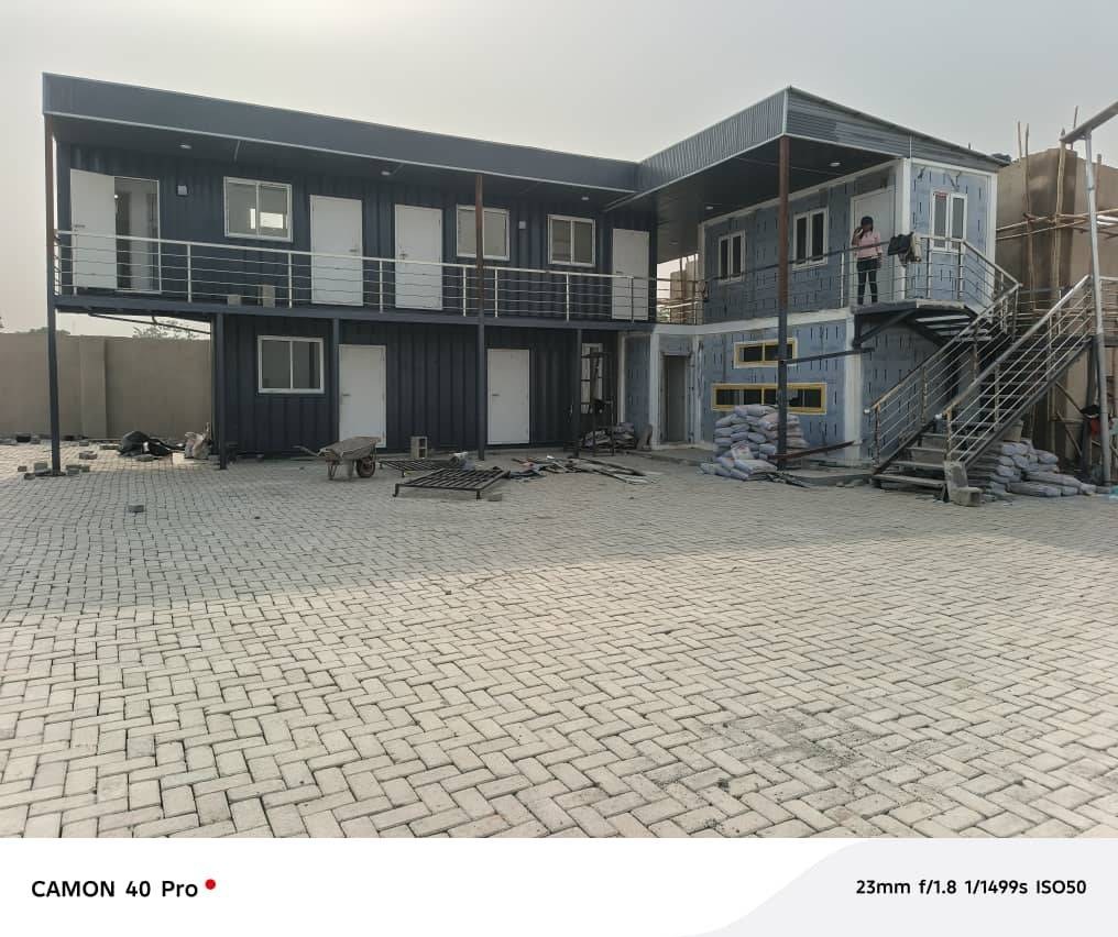 NellyVal Group — Kubwa Terminal — Full elevation across the forecourt