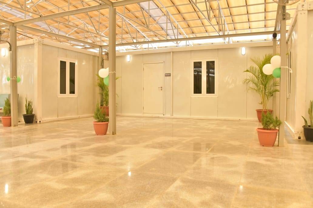 Modular Event Pavilion — Reception area