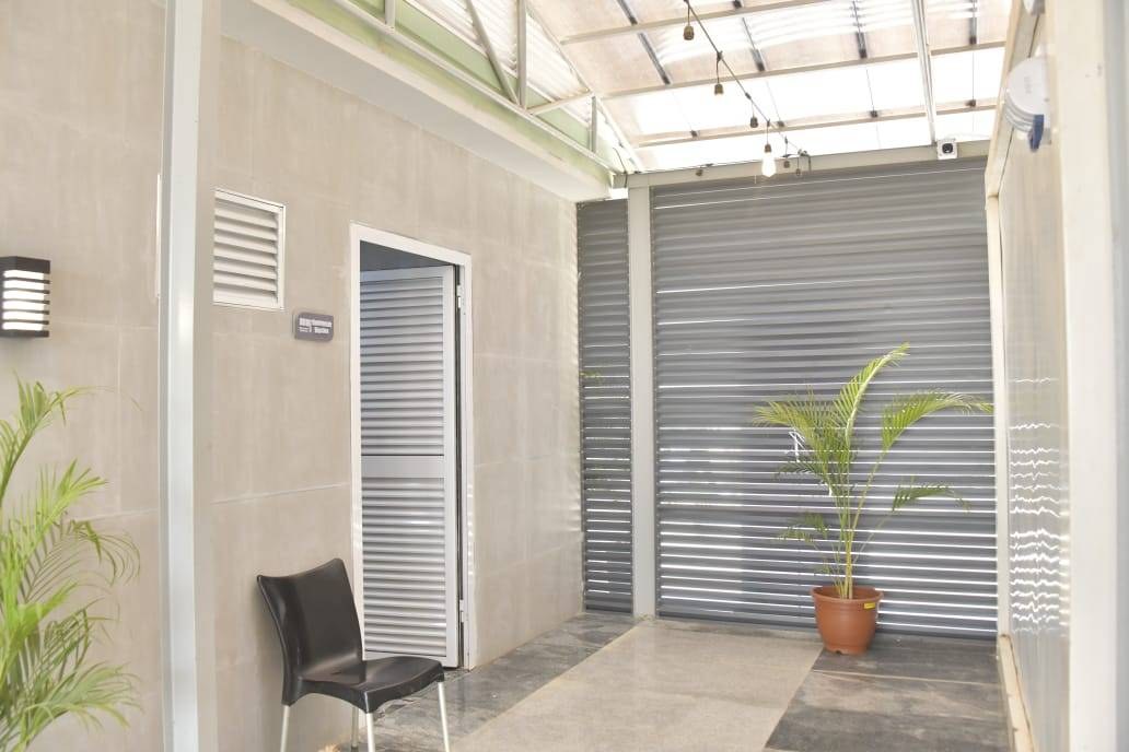 IBB Specialist Hospital — Back-of-house corridor & service room