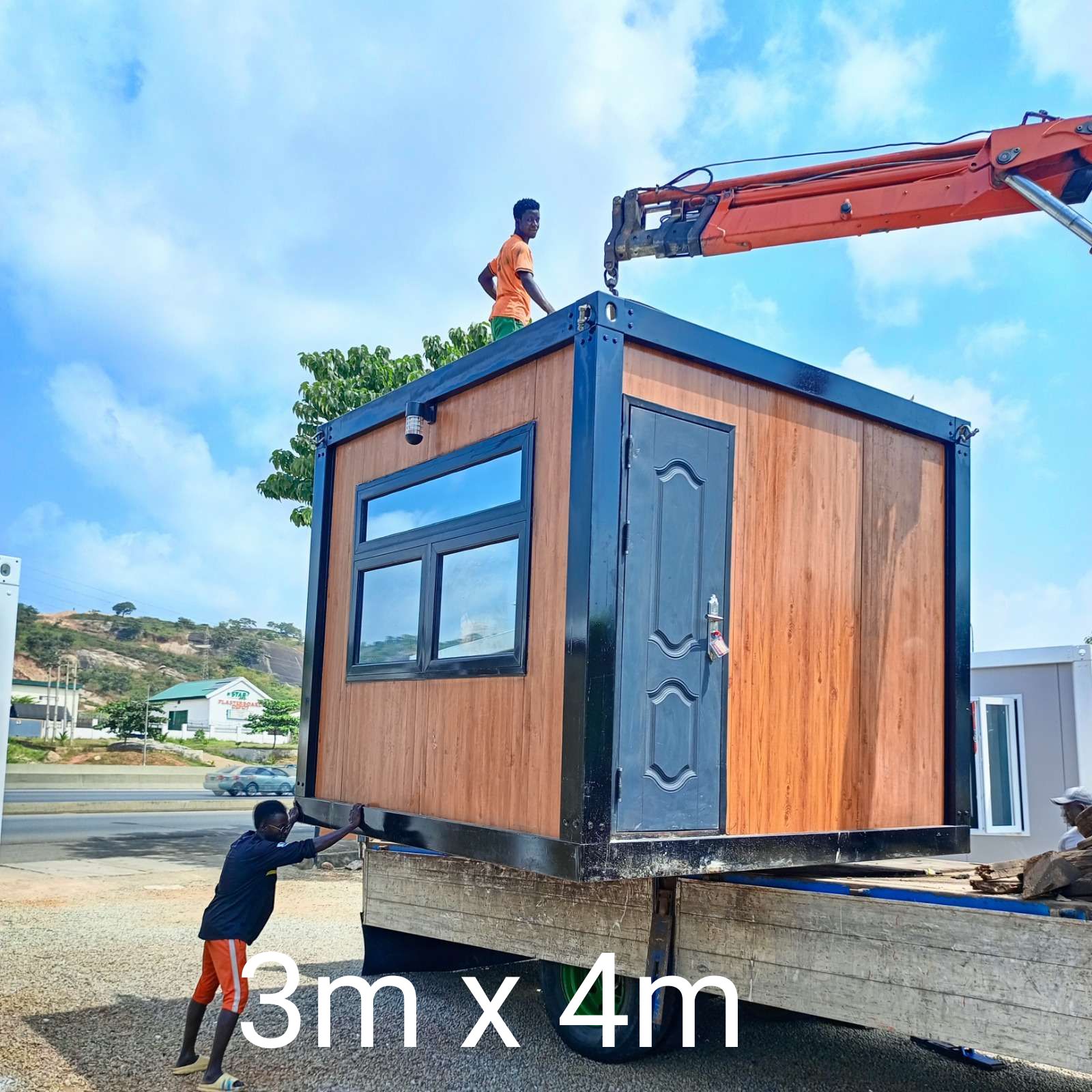 3m by 4m compact container office